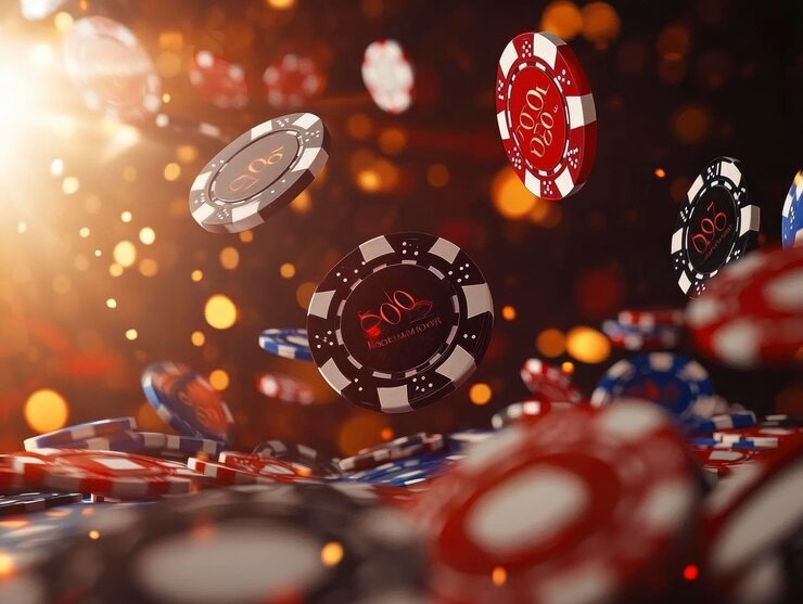 Live football and casino game selection interface